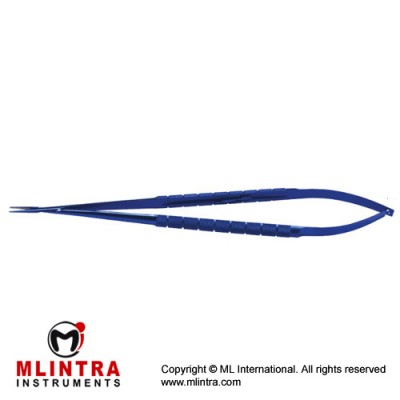 Jacobson Micro Needle Holder Round handle,Streamline jaws,Tungsten carbide coated tips